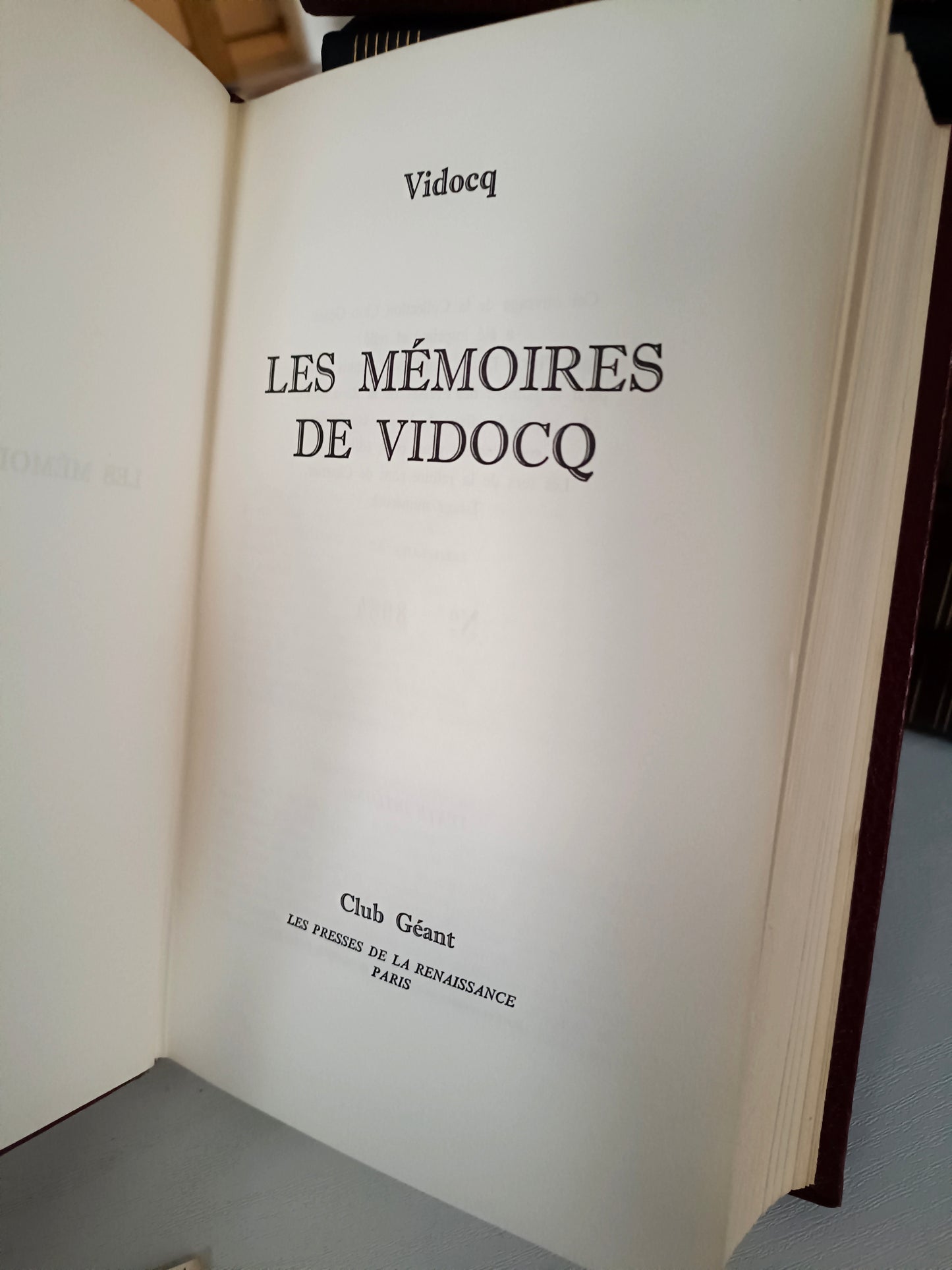 LNUM34 - Mémoires de Vidocq