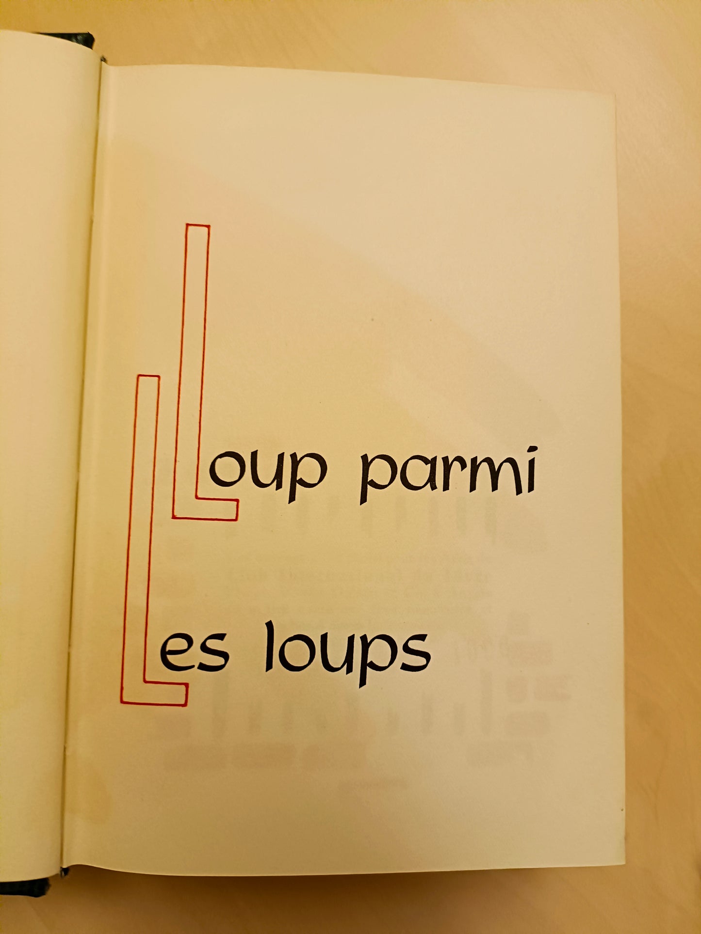 LNUM11 - Hans Fallada - Loup parmi les Loups - [Edition Originale Française] - 1939